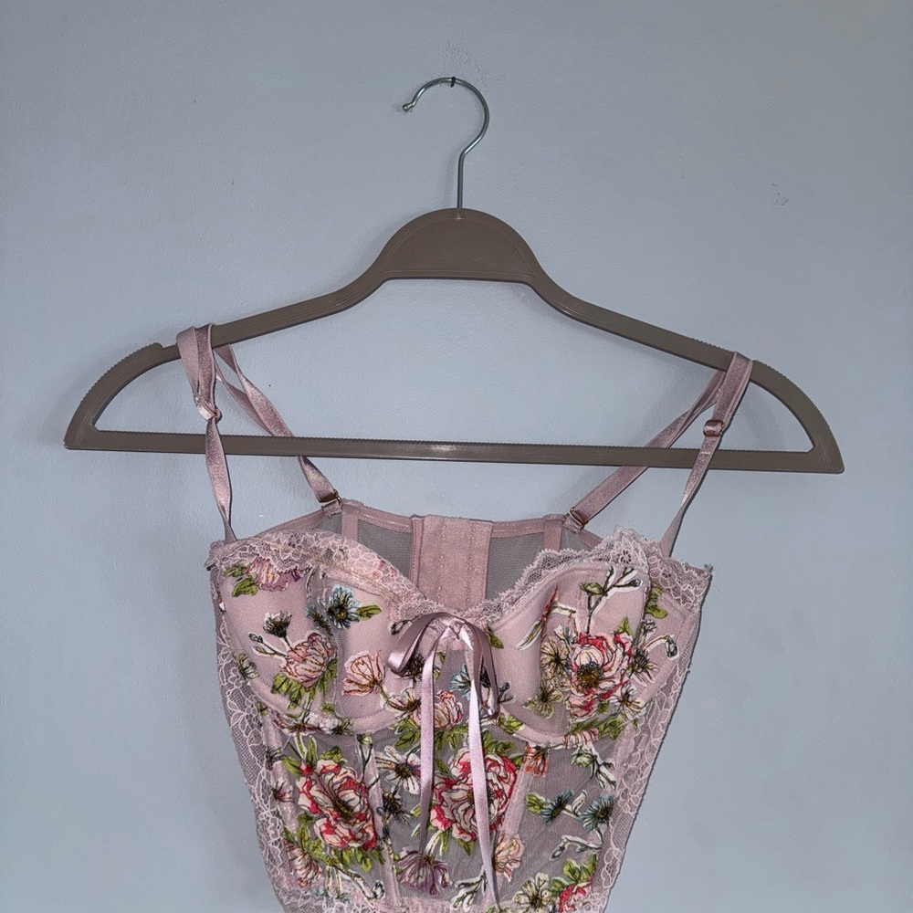 Victorias Secret Floral Corset